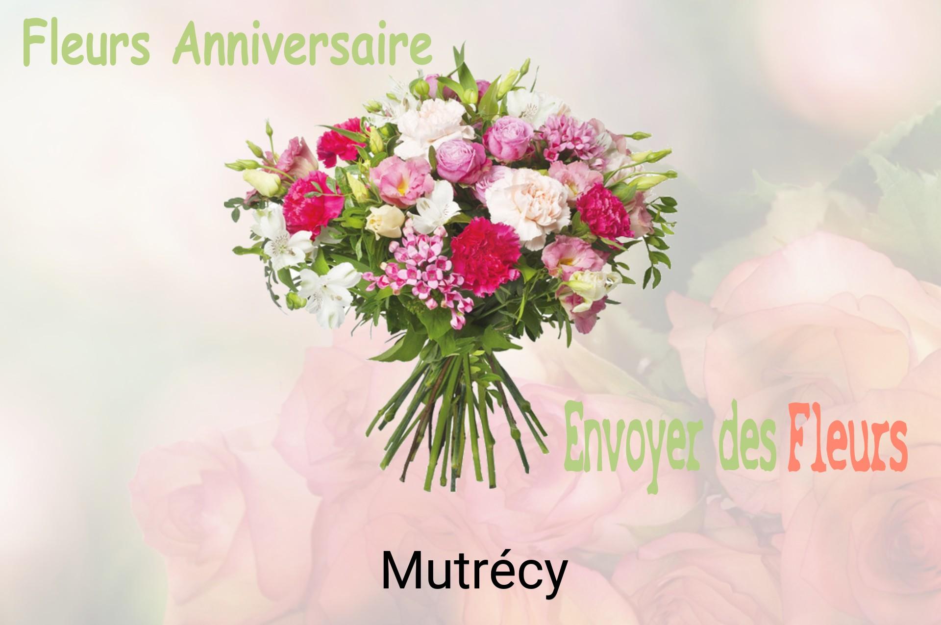 Bouquet de fleurs d’anniversaire livré à Mutrécy
